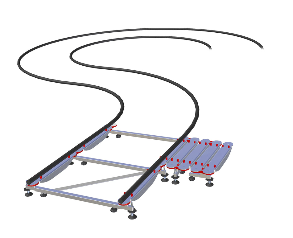 Track complete system 15 mtr excl. Flight Cases